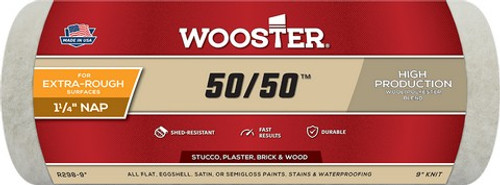 Wooster R298 9" x 1-1/4" Nap 50/50 Roller Cover