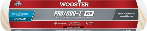 Wooster RR666 14" x 3/8" Nap Pro/Doo-Z FTP Roller Cover