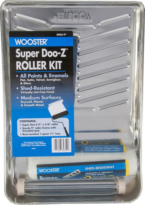 Wooster R905 9" Super Doo-Z All Paints Roller Kit (3pc)