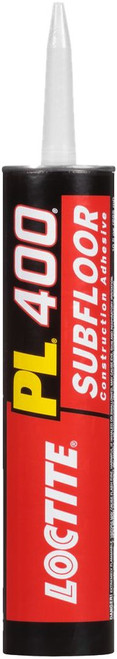Loctite 1652275 10oz PL400 VOC Heavy Duty Subfloor & Deck Adhesive Use In All States