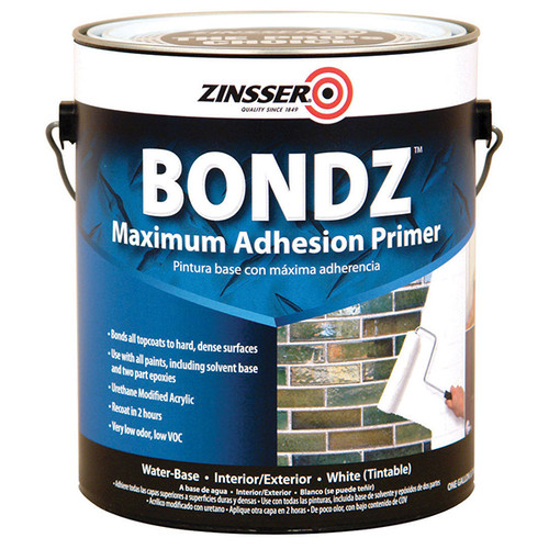 Zinsser 256261 1G White Bondz WB Advanced High Adhesion Primer - 2ct. Case