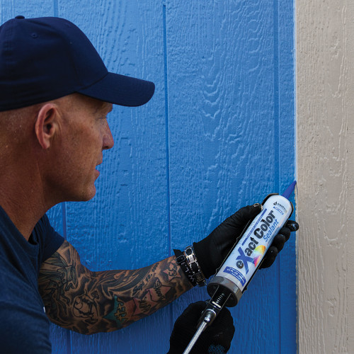 9.5 Oz Sashco 12010 eXact color High Performance Acrylic Latex Sealant - Case of 6