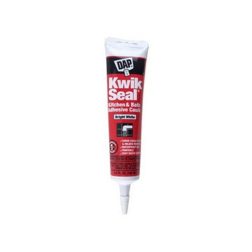 DAP 18001 5.5oz White Kwik Seal Kitchen & Bath Adhesive Caulk