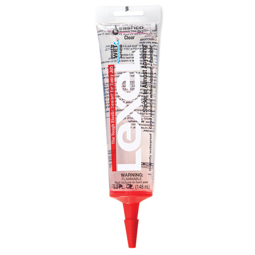 5.5 Oz Sashco 13013 Clear Lexel Synthetic Rubber Sealant