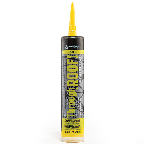 10.5 Oz. Sashco 14060 Black Through the ROOF! Ultra-Elastic Sealant