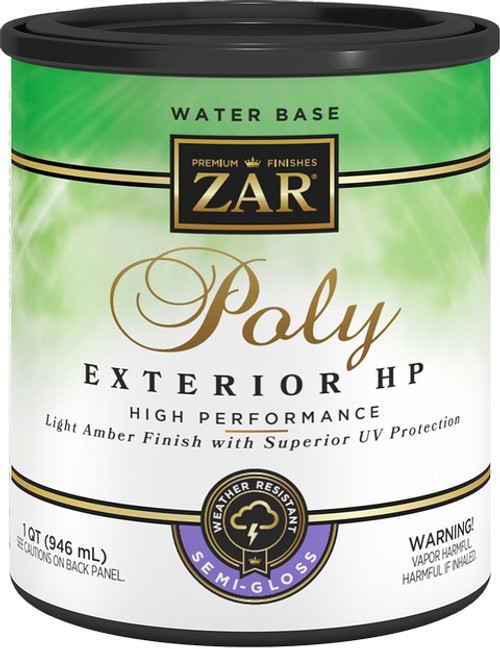 Zar 34212 Qt Semi Gloss Poly High Performance Ext WB