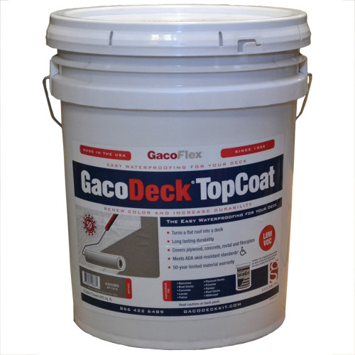 5 Gal Gaco DT18 Adobe GacoDeck Water-Based Elastomeric Top Coat
