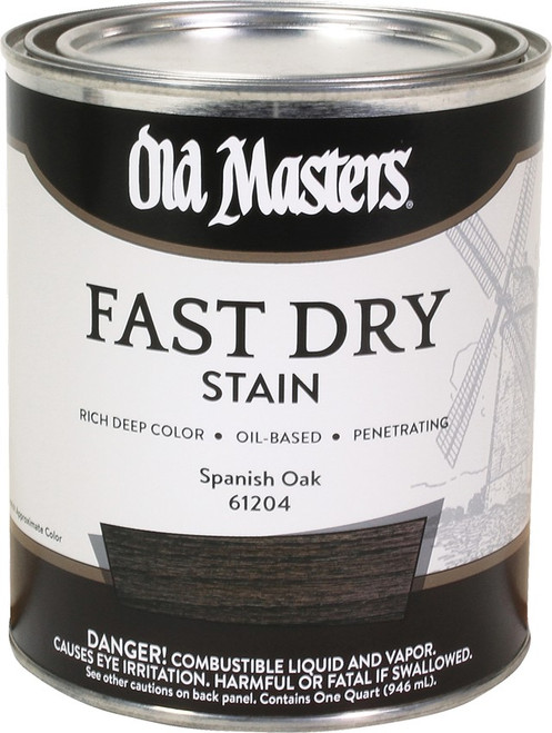 Old Masters 61204 qt Spanish Oak Fast Dry Wood Stain
