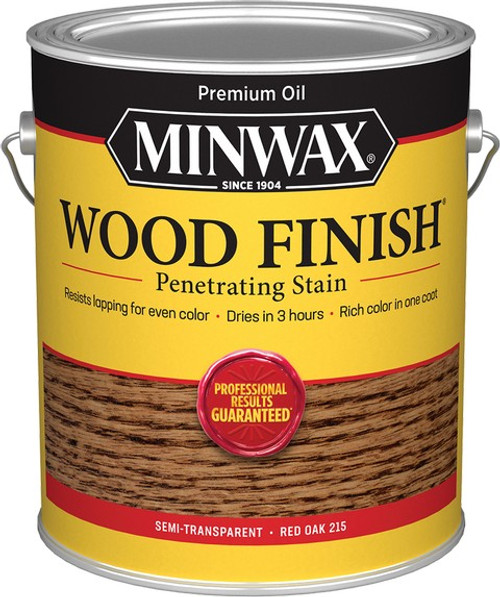 Minwax 71083 1gal Red Oak 215 Semi-Transparent Stain 250 VOC