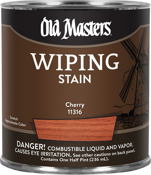 Old Masters 11316 1/2pt Cherry Wiping Stain 240 VOC