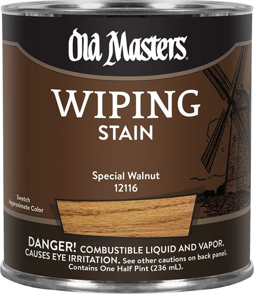 Old Masters 12116 1/2pt Special Walnut Wiping Stain 240 VOC