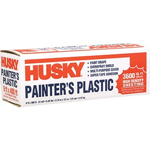 Poly-America 03509H 9' x 400' .31mil High Density Painters Poly Film