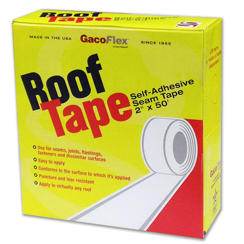2" x 50' Gaco GRT50 GacoRoof Self-Adhesive Seam Tape - Case of 8