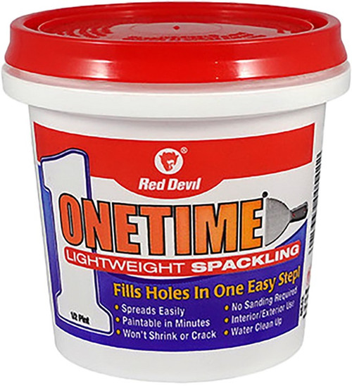 Red Devil 0542 .5pt Onetime Lightweight Spackling
