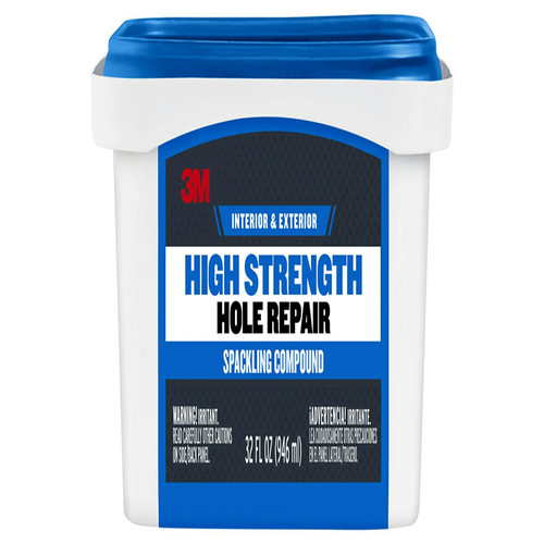 32 Oz. 3M CC-32-DT White High Strength Hole Repair Color Changing Spackling Compound - Case of 6