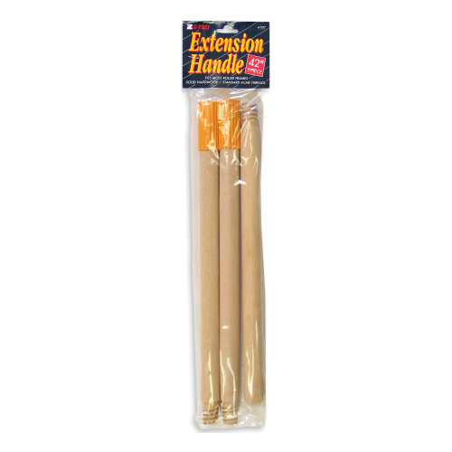 42" Premier 3PCWP Extension Pole Wood Pole, Threaded Tip 3-Piece - Case of 12 42" Premier 3PCWP Extension Pole Wood Pole, Threaded Tip 3-Piece - Case of 12