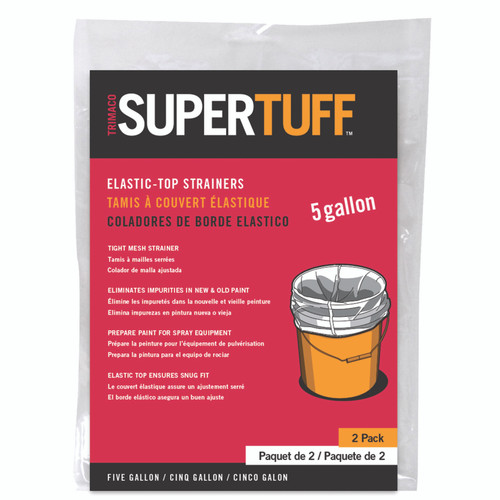 5 Gal Trimaco 11523 SuperTuff SuperTuff Paint Strainer, Regular Mesh/Elastic Top
