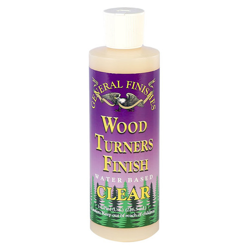 8 Oz General Finishes 8WTF Clear Wood Turners Finish Water-Based Finish
