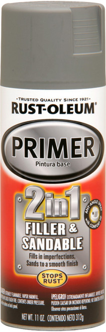 Rust-Oleum 260510 Auto Primer 2 In 1 Filler & Sandable Primer Spray
