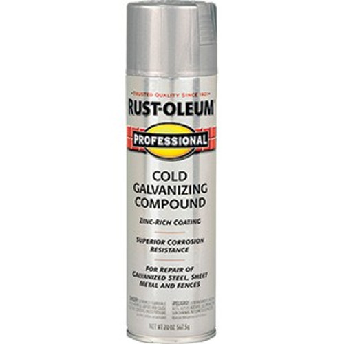 Rust-Oleum 7585838 15oz Flat Cold Galvanizing Compound Spray Paint