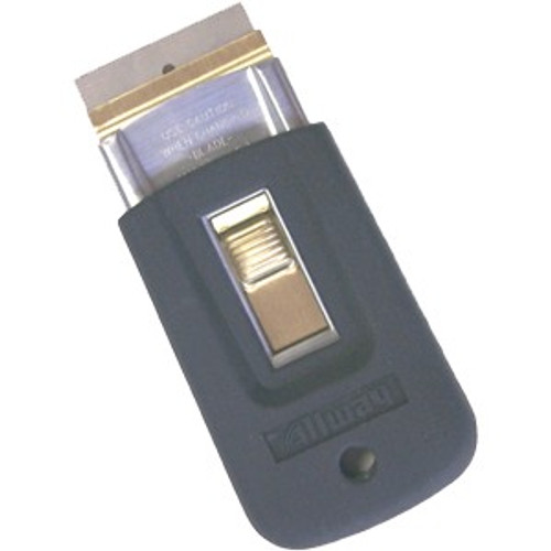 Allway SGS Steel Glass Scraper w/5 Blades & Soft Grip