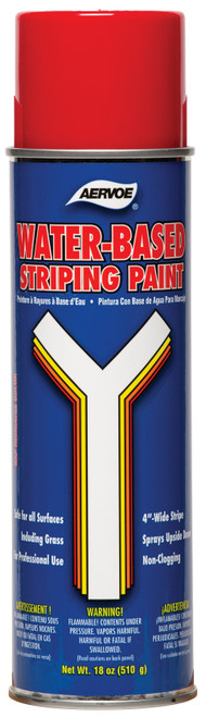 Aervoe 790 20oz Athletic White Inverted Striping Paint