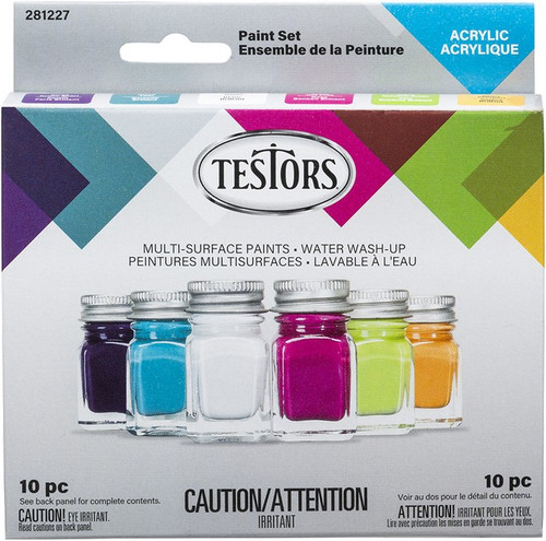 Testors 281227 6 Pc Paint Set - Trend - 4ct. Case