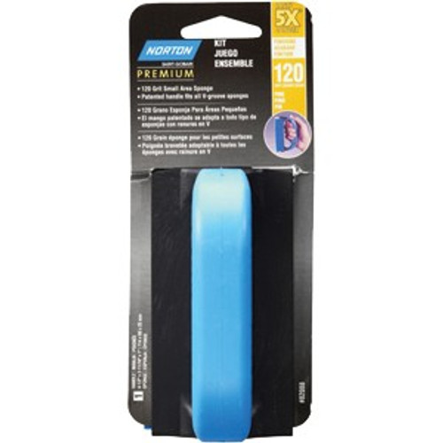 Norton 82088 120 ProSand Small Area Sanding Sponge w/ Handle (6pk)