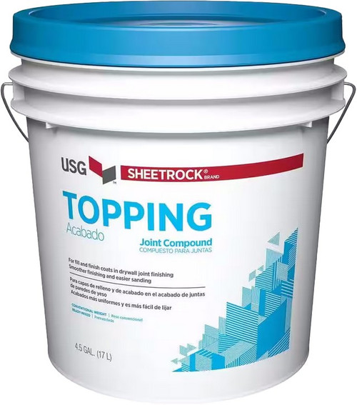 USG 380051048 4.5gal Topping Joint Compound Blue Lid