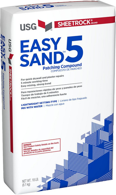 USG 384150120 18Lb Bag Easy Sand 5 Min Joint Compound Powder USG 384150120 18Lb Bag Easy Sand 5 Min Joint Compound Powder