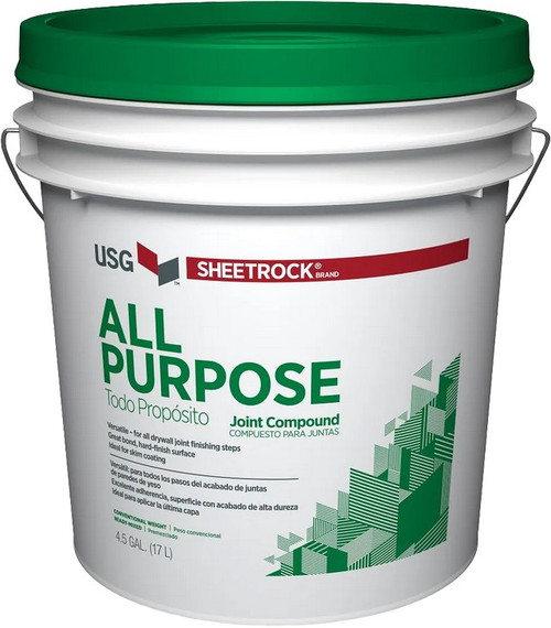 USG 380501048 4.5gal All Purpose Joint Compound Green Lid USG 380501048 4.5gal All Purpose Joint Compound Green Lid