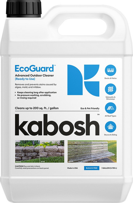 Kabosh 210-128 1gal Eco Guard Advanced Outdoor Cleaner - Ready to Use