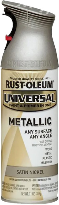 Rust-Oleum 249130 11oz Stain Nickel Metallic Spray Paint