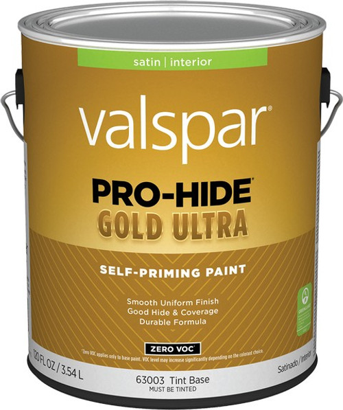 Valspar 63003.007 1gal Satin Finish Tint Base Pro-Hide Gold Ultra Interior Paint