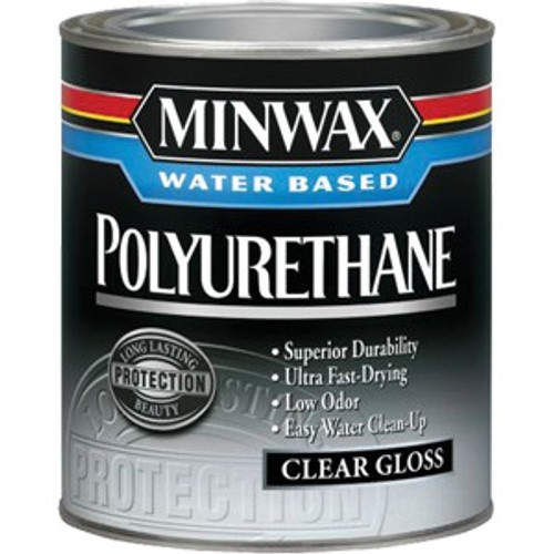 Minwax 71032 1gal Semi Gloss Clear Water Based Oil Modified Polyurethane