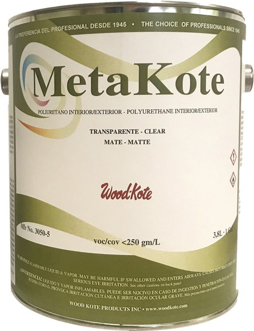 MetaKote 3050-5 1gal Matte Ultra Low VOC Interior/Exterior Polyurethane