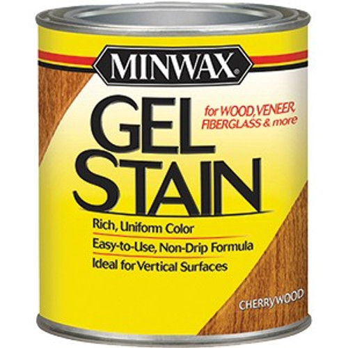 Minwax 66070 qt Cherrywood Semi-Transparent Gel Stain