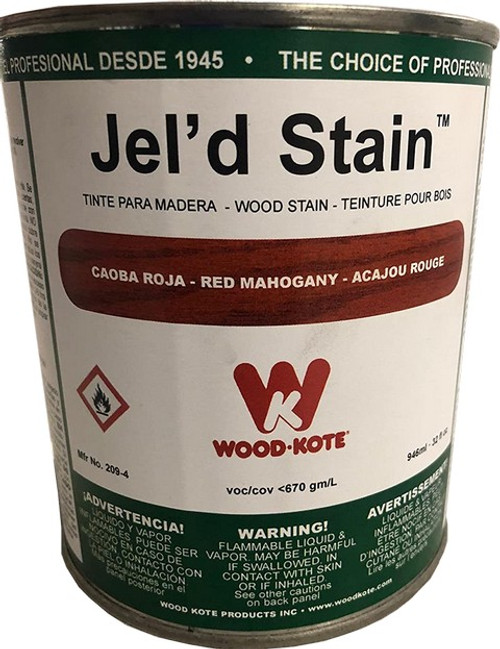 Wood Kote 209-4 Qt Red Mahogany