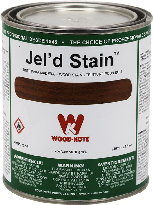 Wood Kote 222-4 Qt Dark Mahogany