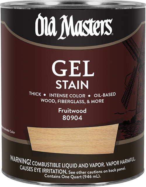 Old Masters 80904 qt Fruitwood Gel Stain