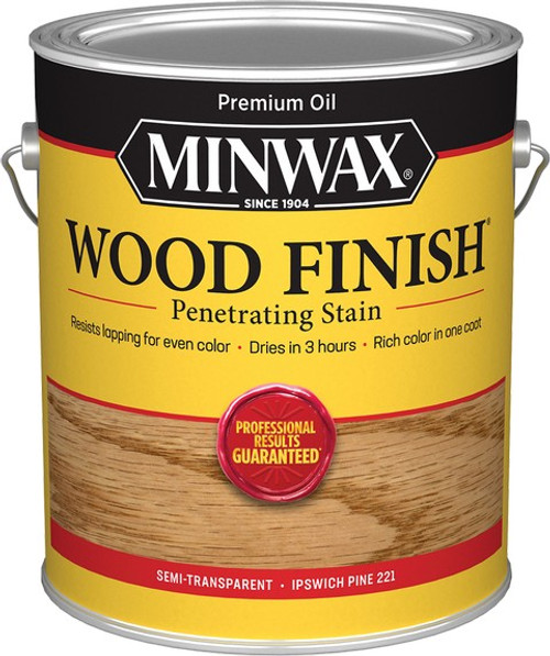 Minwax 71074 1gal Ipswich Pine 221 Semi-Transparent Stain 250 VOC