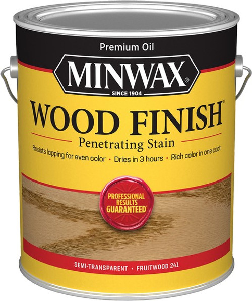 Minwax 71080 1gal Fruitwood 241 Semi-Transparent Stain 250 VOC