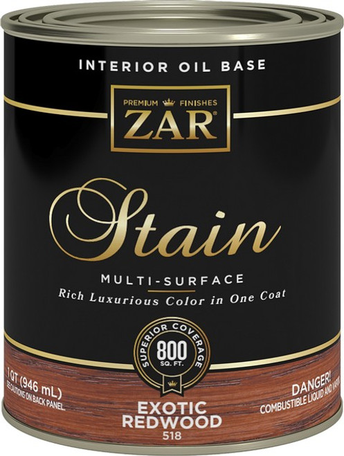 ZAR 51812 Qt Exotic Redwood Wood Stain
