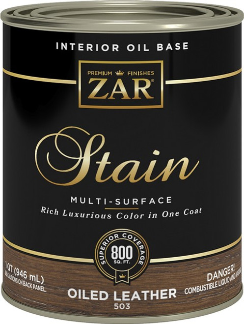 ZAR 50312 Qt Oiled Leather Wood Stain