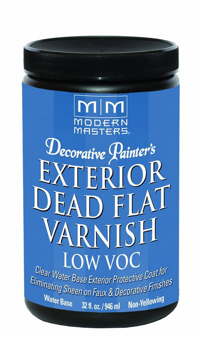 Modern Masters DP401 qt Ext Dead Flat Varnish-Low VOC