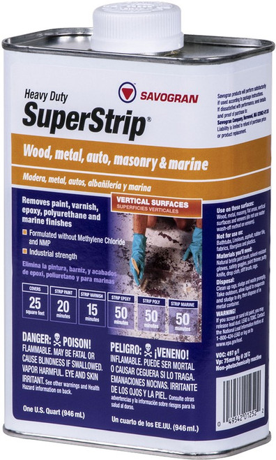 Savogran 01252 1Qt SuperStrip DCM & NMP FREE Savogran 01252 1Qt SuperStrip DCM & NMP FREE