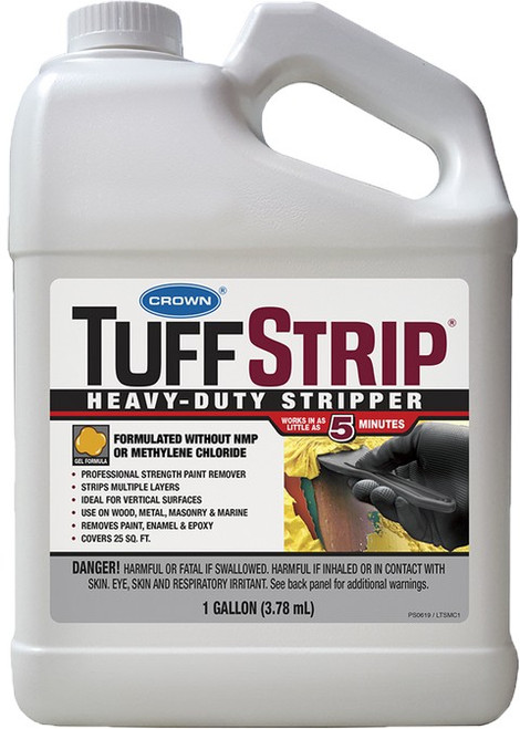 Crown CR.TSMCF.P.41 1gal Tuff Strip Non-MeCl Heavy Duty Stripper
