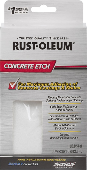 Rust-Oleum 238475 16oz Concrete Etcher Epoxyshield Rust-Oleum 238475 16oz Concrete Etcher Epoxyshield