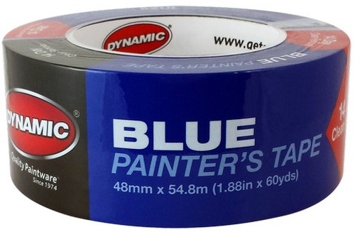 Dynamic 99765 1.5" (36mm) Premium Painters Blue Masking Tape - 20ct. Case