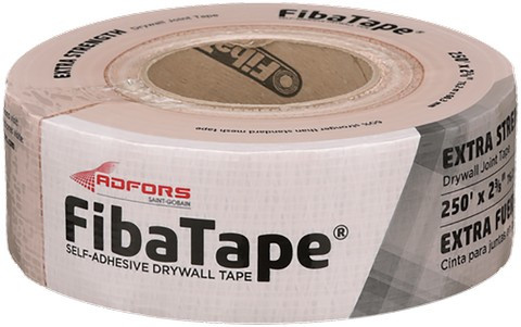 Fibatape FDW8666-U 2-3/8" x 250' Extra Strength Drywall Tape
